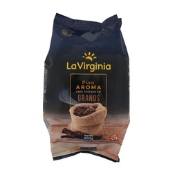 Cafe en Grano Tostado Puro Aroma La Virginia Paq 500 grm