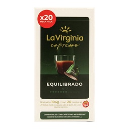 Capsulas de Cafe Espresso Equilibrado La Virginia 104g