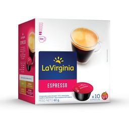 Café Cápsulas Cappuccino Espresso La Virginia 60g