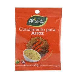 Condimento P/arroz Alicante Sob 25 grm