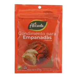 Condimento para Empanadas Alicante Sob 25 grm