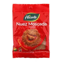 Nuez Moscada Molida Alicante Sob 25 grm