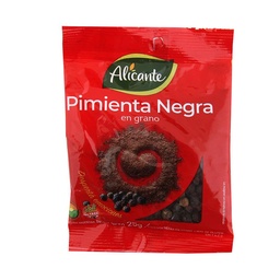 Pimienta Negra en Grano Alicante Sob 25 grm