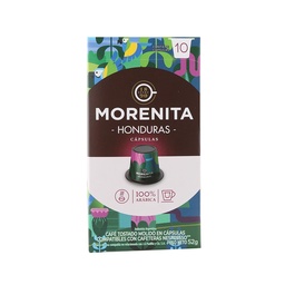 Cafe Cápsulas Honduras Morenita Est 52 grm