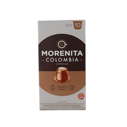 Cafe Cápsulas Colombia Morenita Est 52 grm x 10 uni