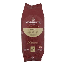 Cafe Molido Tostado Colombia Morenita Paq 500 grm