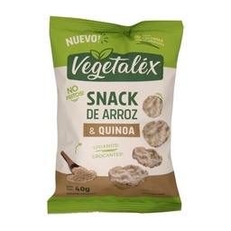 Snack de Arroz y Quinoa Vegetalex 40g