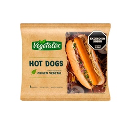 Hot Dogs de Origen Vegetal Vegetalex 225g