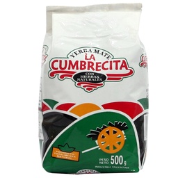 Yerba Mate La Cumbrecita Hierbas Naturales Paquete 500 gr