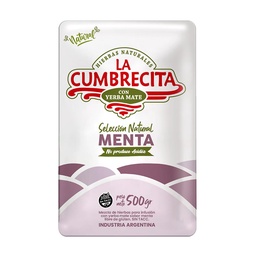 Yerba Mate Menta La Cumbrecita 500g