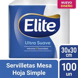 Servilletas Ultra Suave Elite 100uni