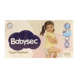 Pañales Babysec Super Premium Xxg 44 un