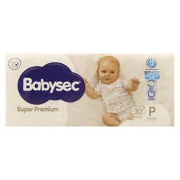 Pañales Babysec Super Premium P 30 un