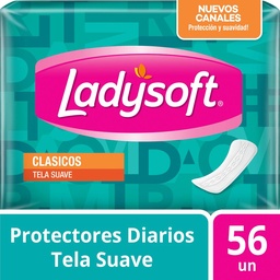 Protectores Diarios Ladysoft Clasico x56 un