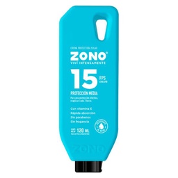 Protector Solar Media Fps 15 Zono 120ml