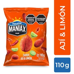 Maní Frito de Limón y Ají Maniax x 110 g