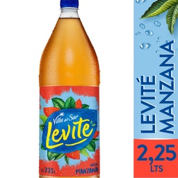 Agua Saborizada Villa Del Sur Levite Manzana Botella 2.25 l