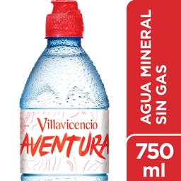 Agua Mineral Natural de Manantial Villavicencio Sport 750 ml