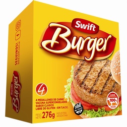 Medallones Burger Swift   4 uni x 69 gr