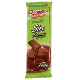 Chocolate Georgalos Sin Azucar Tab 70 grm