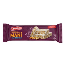 Turron Mani C/almendras Georgalos Fwp 80 grm