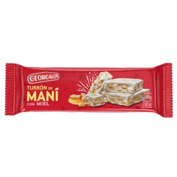 Turrón Mani C/miel Georgalos  80 gr