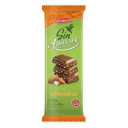 Chocolate con Almendras Sin Azúcar Georgalos 70g