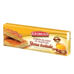 Turron Blando de Mani con Yema Tostada Georgalos Est 100 grm