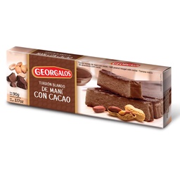 Turron Blando de Maní con Cacao Georgalos Fwp 90 grm