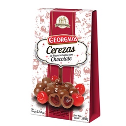 Cerezas Al Rhum con Chocolate Georgalos Est 100 grm