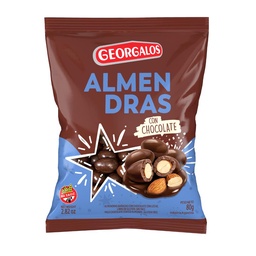 Almendras Georgalos con Chocolate Paq 90 grm