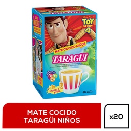 Mate Cocido Taragui Vainilla y Miel Caja 20 Saquitos