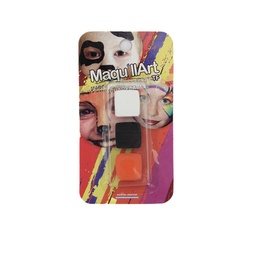 Maquillaje Artistico 5Grs Negro y Naranja