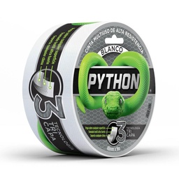 Cinta Multiuso Python 9 m Blanco Alta Resistencia