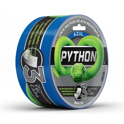 Cinta Multiuso Python 9 m Azul Alta Resistencia