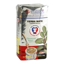 Yerba Mate C/palo Fundación Favaloro Paq 500 grm