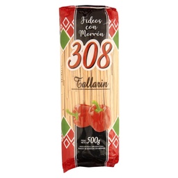 Fideos Semolín con Morrón Tallarines N2 308 500g