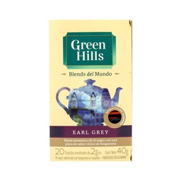 Te Earl Grey Green Hills x 20 uni