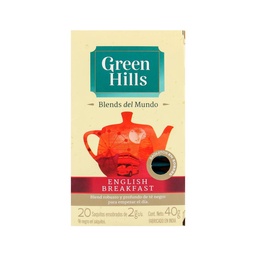 Te English Breakf Green Hills x 20 uni