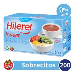 Edulcorante Hileret    Sweet Caja Sobres x 200