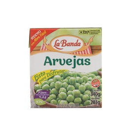 Arvejas Secas Remojadas La Banda 340 grm