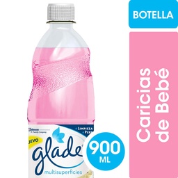 Limpiador Líquido Multisuperficies Glade Caricias de Bebé Botella 900ml