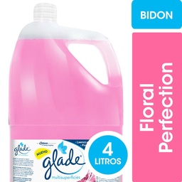 Limpiador Líquido Multisuperficies Glade Floral Perfection Bidón 4l