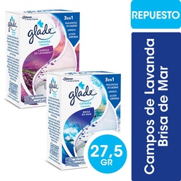 Repuesto para Inodoro Glade Lavanda O Brisa de Mar 27.5gr