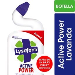 Limpia Inodoros Desinfectante Lysoform Gel Active Power Lavanda 500ml