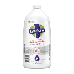 Limpiador Líquido Desinfectante Concentrado para Pisos Lysoform Original Botella 800ml
