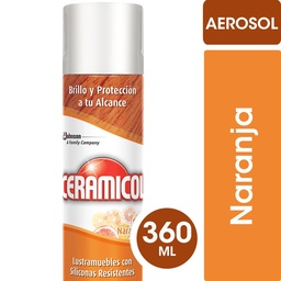 Lustramuebles Ceramicol Aerosol 360 cc