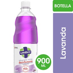 Limpiador Líquido Desinfectante de Superficies Lysoform Lavanda Botella 900ml