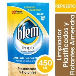 Limpiador de Pisos Plastificados y Flotantes Blem Original Repuesto Económico 400ml