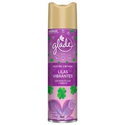 Aromatizante de Ambientes Glade Edición Limitada Lilas Vibrantes en Aerosol 360ml